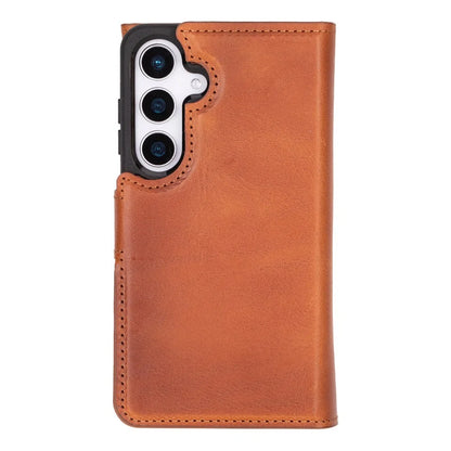Santa Samsung Galaxy S25 Detachable Leather Wallet Case