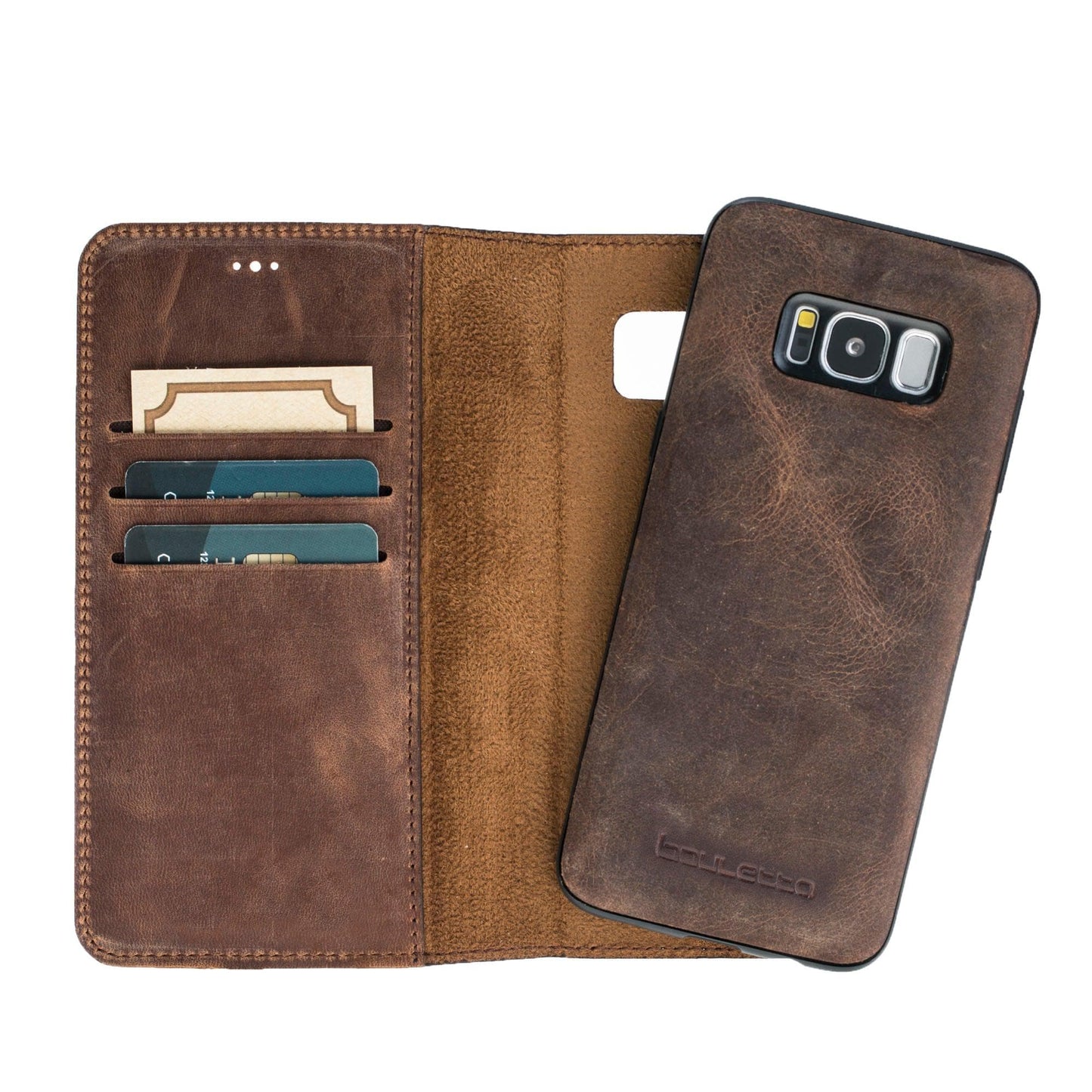 Bouletta Samsung Galaxy S8 Series Leather Detachble Magic Wallet Case