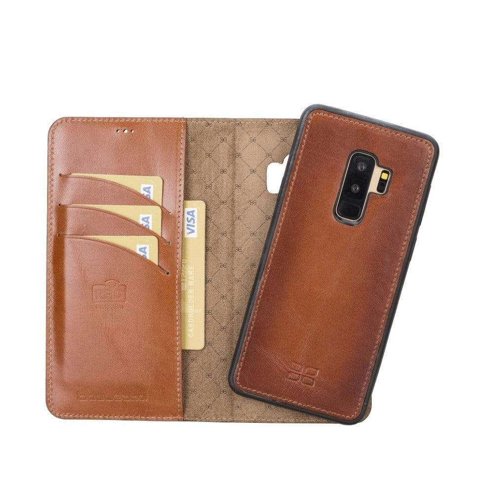 Bouletta Samsung Galaxy S9 Series Leather Detachble Magic Wallet Case Samsung S9 / Rsutic Black