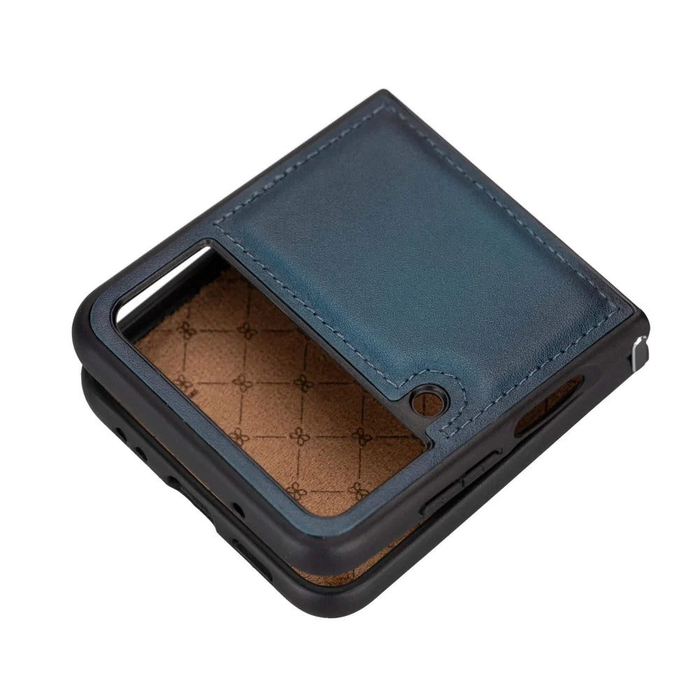 Bouletta Samsung Galaxy Z Flip 4 Leather Back Cover Case - FXC
