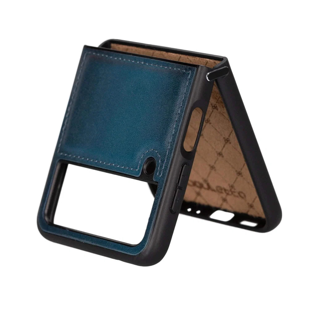 Bouletta Samsung Galaxy Z Flip 4 Leather Back Cover Case - FXC