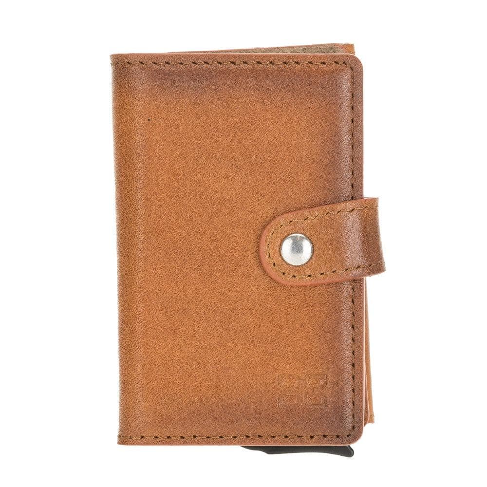 Bouletta Terry Coin Leather Mechanical Card Holder Rst2ef