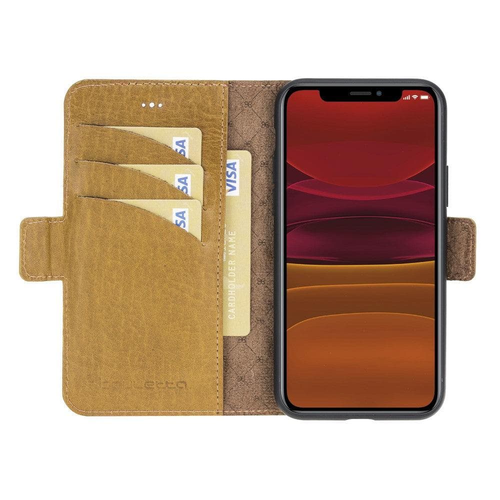 Bouletta Wallet Folio with ID Slot Leather Wallet Case For Apple iPhone 11 Series