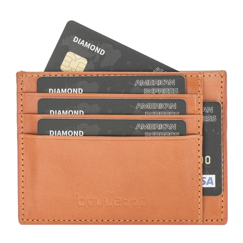 Bouletta Handmade and Personalized Minimaalist Geniuine Leather Card Holder - BLWL18