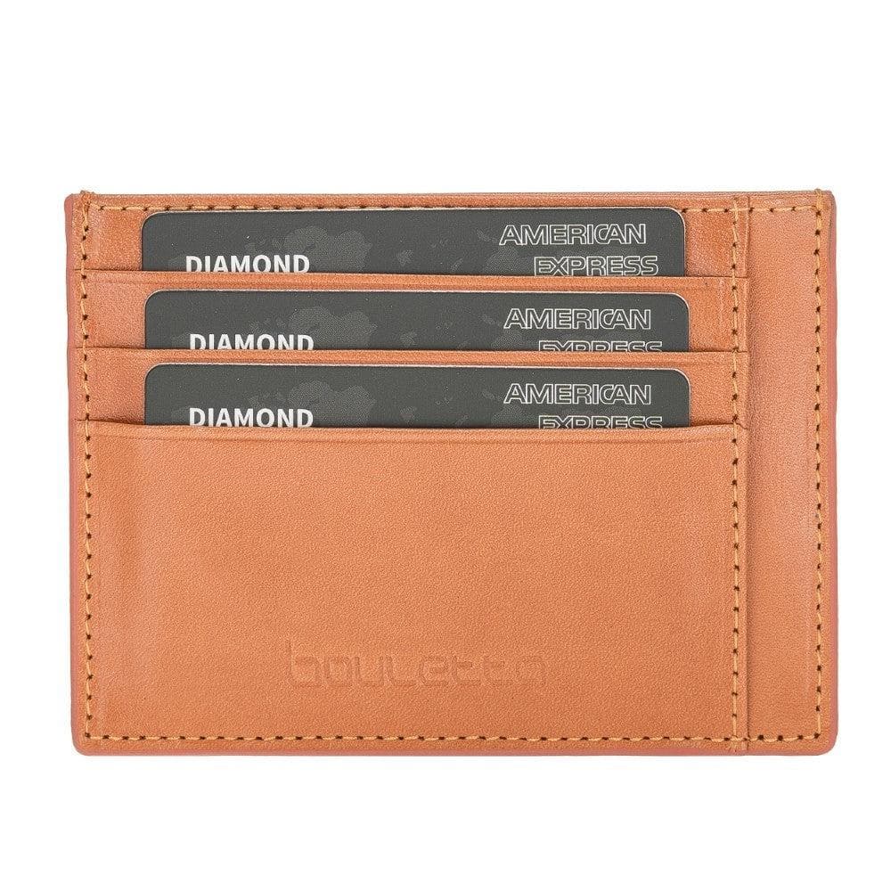 Bouletta Handmade and Personalized Minimaalist Geniuine Leather Card Holder - BLWL18