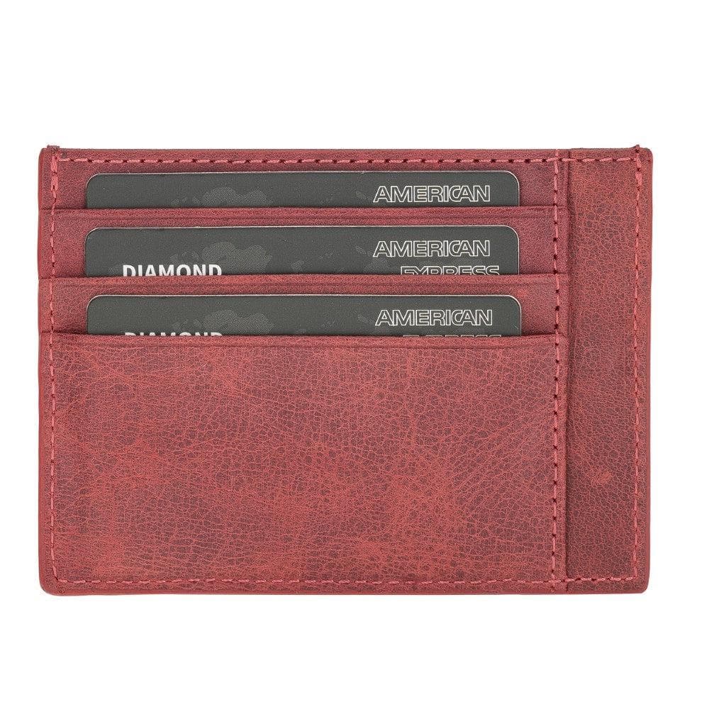 Bouletta Handmade and Personalized Minimaalist Geniuine Leather Card Holder - BLWL18