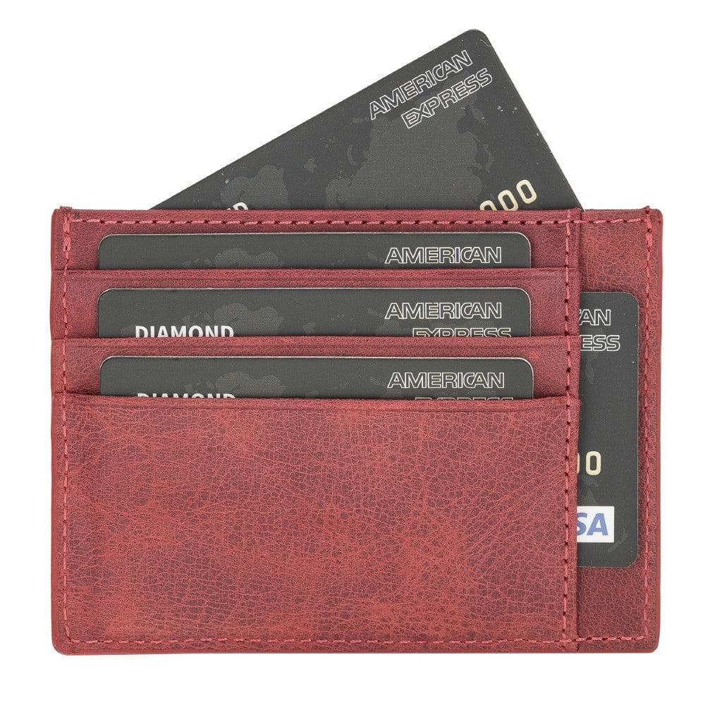 Bouletta Handmade and Personalized Minimaalist Geniuine Leather Card Holder - BLWL18