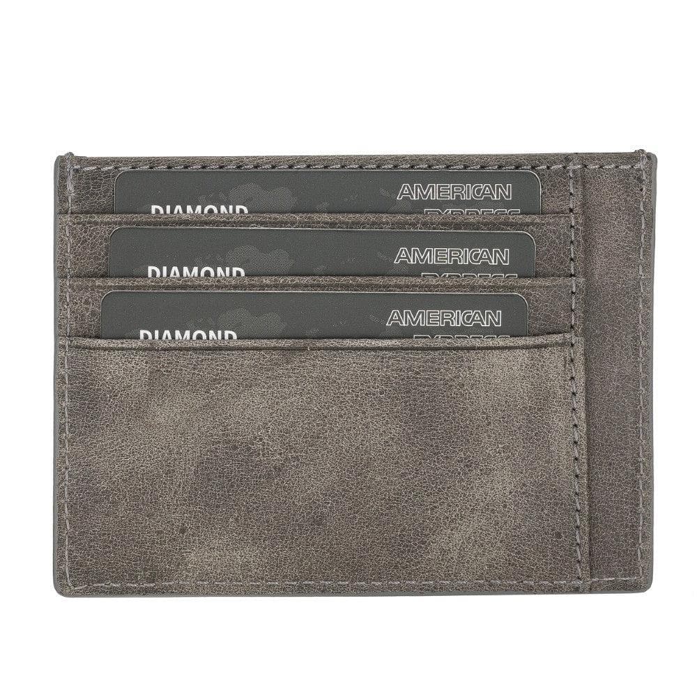 Bouletta Handmade and Personalized Minimaalist Geniuine Leather Card Holder - BLWL18