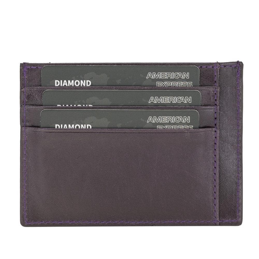 Bouletta Handmade and Personalized Minimaalist Geniuine Leather Card Holder - BLWL18
