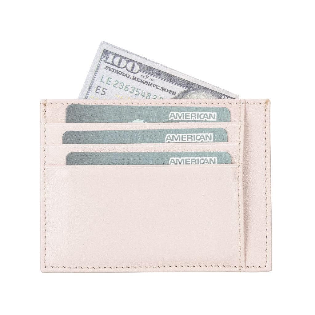 Bouletta Handmade and Personalized Minimaalist Geniuine Leather Card Holder - BLWL18